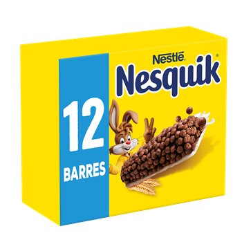 Barres céréales Nesquik Chocolat - 12x25g