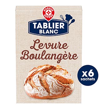 Levure boulangère Tablier Blanc 30g