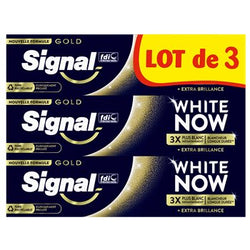 Dentifrice Signal White Now Gold - 3x75ml