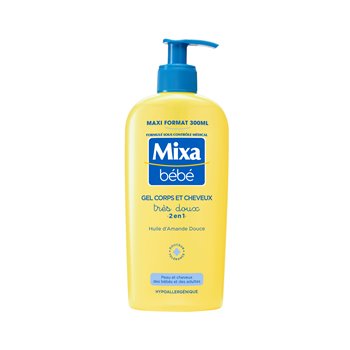 Gel douche Mixa Bébé Très Doux Corps Cheveux - 300ml