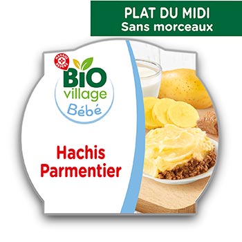 Assiette bio Bio Village Hachis parmentier 12 mois 230g