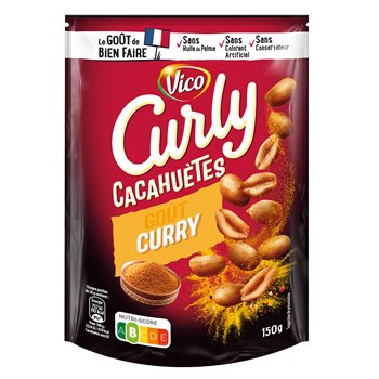Cacahuetes Curly Curry - 150g
