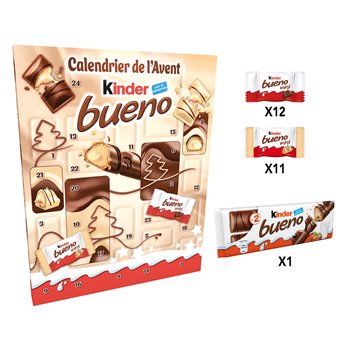 Calendrier de l'Avent Kinder Bueno mixte - 167g