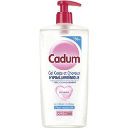 Gel hypoallergénique Cadum Corps et cheveux - 750ml