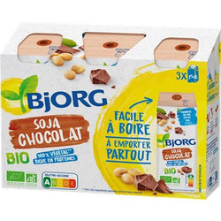 Boisson soja Bio Bjorg Chocolat - 3x25cl