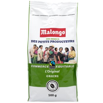 Café en grains Malongo Petits Producteurs - 500g
