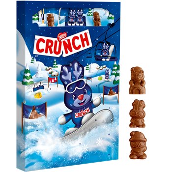 (Promo 06/24) Calendrier de l'Avent Crunch chocolat Noël - 182g