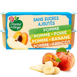 Compote Douceur du Verger Coupelle fruits jaunes -16x100g