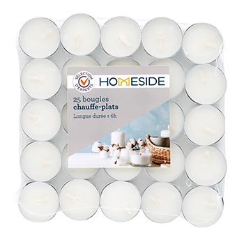 Bougies chauffe plats Ardence x25