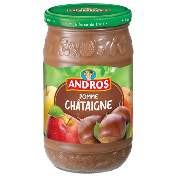 Compotes Andros Pomme/châtaigne - 785g