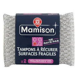 Tampon à récurer Mamison Surfaces fragiles xs