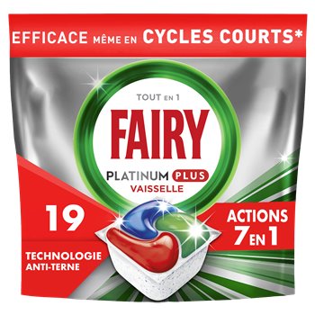 Fairy Tablette Lave Vaisselle Platinium+ original- x19 248g