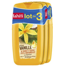 Gel douche Tahiti Vanille & huile coco - 3x250ml
