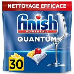 Capsules lave-vaisselle Finish Quantum Citron - x30 - 312g