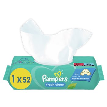 Lingettes Pampers Freshclean - x52