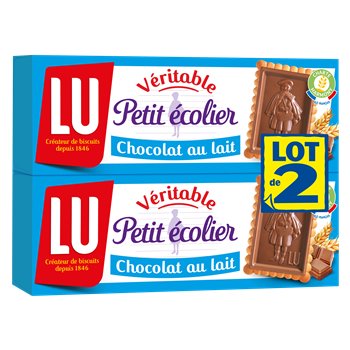 Biscuits Petit Ecolier Chocolat au lait - 2x150g