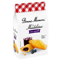 Bonne maman Madeleine coeur myrtille x10 sachets fraîcheur