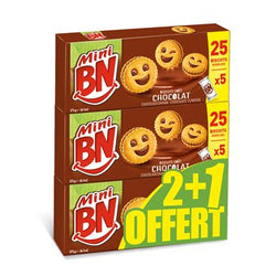 Mini BN Chocolat Lot de 3x175g