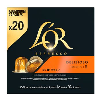 Café en capsules L'Or Espresso Delizioso - x20 - 104g