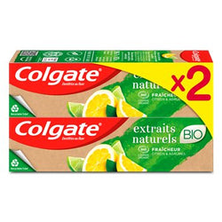 Dentifrice Colgate Bio Citron et agrumes - 2x75ml