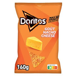 Chips Tortilla Doritos Goût nacho cheese - 160g