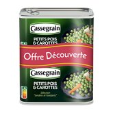 Petits pois carottes Cassegrain 265g