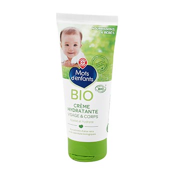 Crème hydratante Mots d'Enfants Bio visage et corps - 75ml