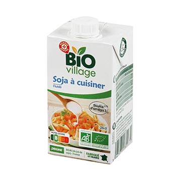 Soja cuisine Bio Bio Village Végétal - 25cl