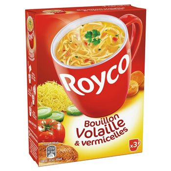 Soupe instantanée Royco Bouillon de Volailles 3x200ml