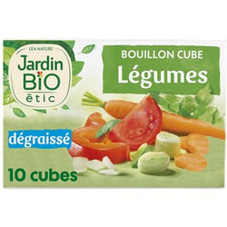 Bouillon de légumes Jardin Bio' Bio cube sans huile palme x10