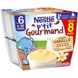 Crème dessert Ptit gourmand Vanille - 8x100g