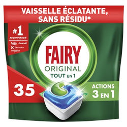 Tablettes lave-vaisselle Fairy Original Tout en 1 x34 - 473g