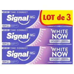 Dentifrice Signal White Now Time correct - 3x75ml