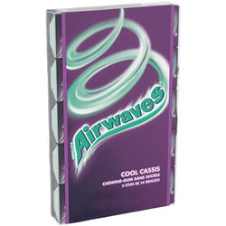 Chewing-gum Airwaves Cool cassis s/sucre 5x10