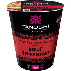 Nouilles cup Tanoshi Boeuf teppanyaki - 65g ///