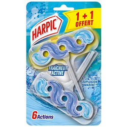 Bloc WC Harpic Active Fresh explosion - 1+1 offert