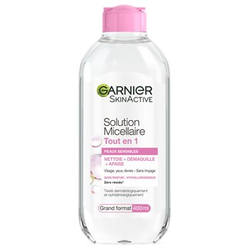 Eau micellaire Garnier Peaux sensibles - 400ml