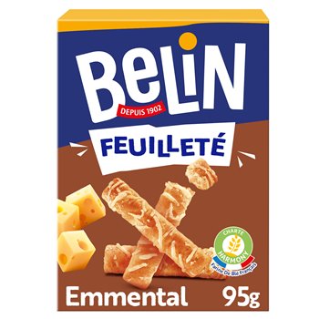 Crackers Belin Feuilleté Emmental 95g