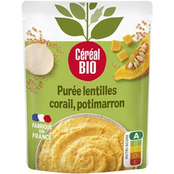 Purée potimarron Céréal Bio lentilles bio-250g