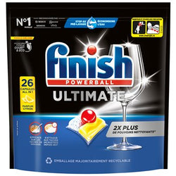 Capsules lave-vaisselle Finish Ultimate citron - x26 - 335g