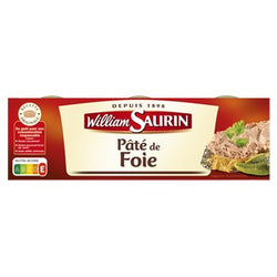 Pâté foie William Saurin 3x78g