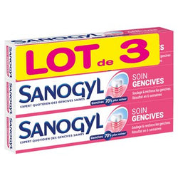 Dentifrice Sanogyl Soin gencives - 3x75ml
