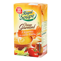 Potage gourmand Régal Soupe 8 légumes à la crème - 1L