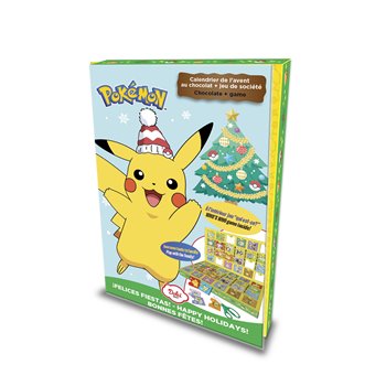 Calendrier Pokemon Qui est-ce ? Chocolat au lait - 100g