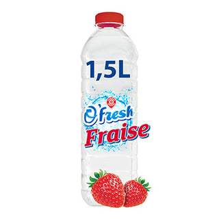 Eau aromatisée O'Fresh Fraise - 1.5L