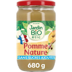 Dessert fruitier Jardin Bio' Pomme Nature - 680g