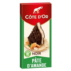 Chocolat Côte d'Or Noir pâte d'amandes 150g