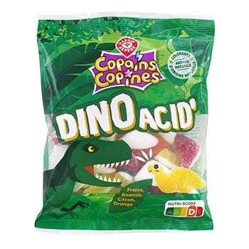 Bonbons DinoAcid' Copains Copines - 200g