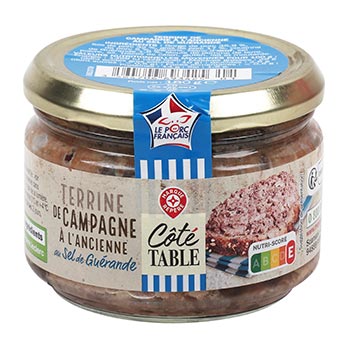 Terrine de campagne Côté Table Sel de guérande - 180g