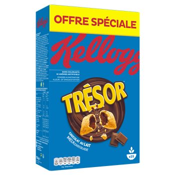 Céréales Trésor de Kellogg's Chocolat au lait - 750g
